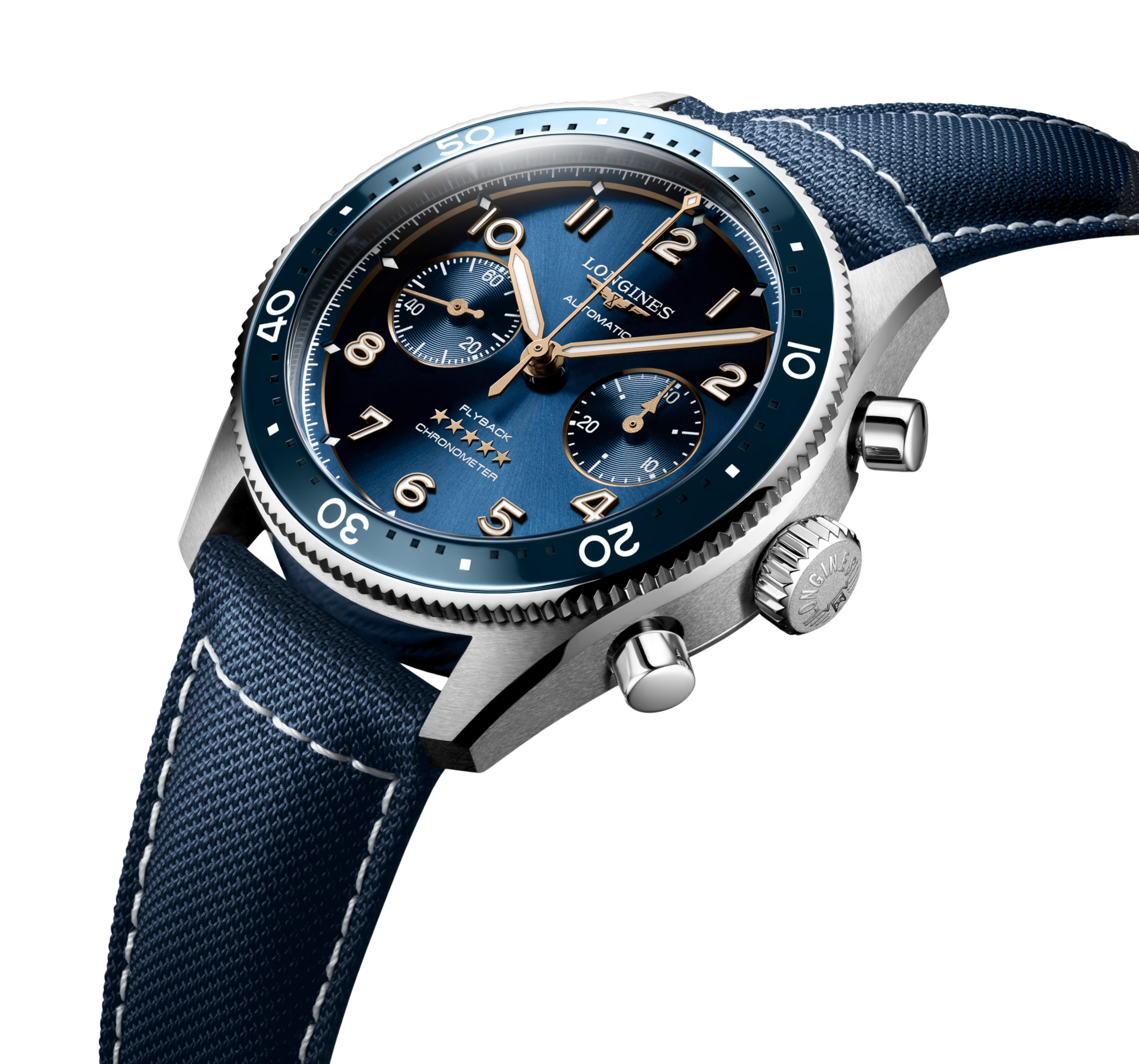 Longines Spirit Longines Damenuhr Blaues Zifferblatt Longines
